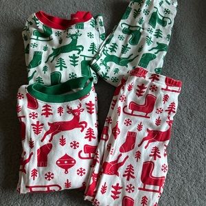 Used 2 CARTER’S matching Christmas PJS